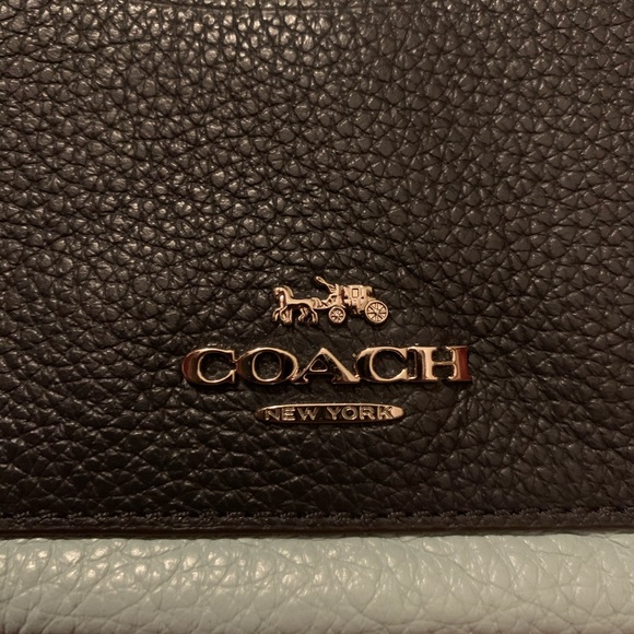 Coach wristlet blue / navy - Picture 3 of 8